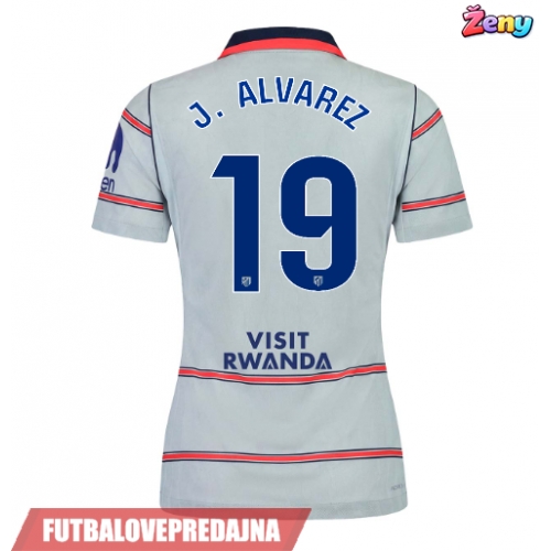 Lacne Ženy Futbalové dres Atletico Madrid Julian Alvarez #19 2026-27 Krátky Rukáv - Tretina